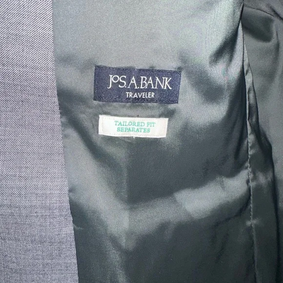 Jos. A. Bank Charcoal Traveler Suit Jacket - Picture 2 of 6